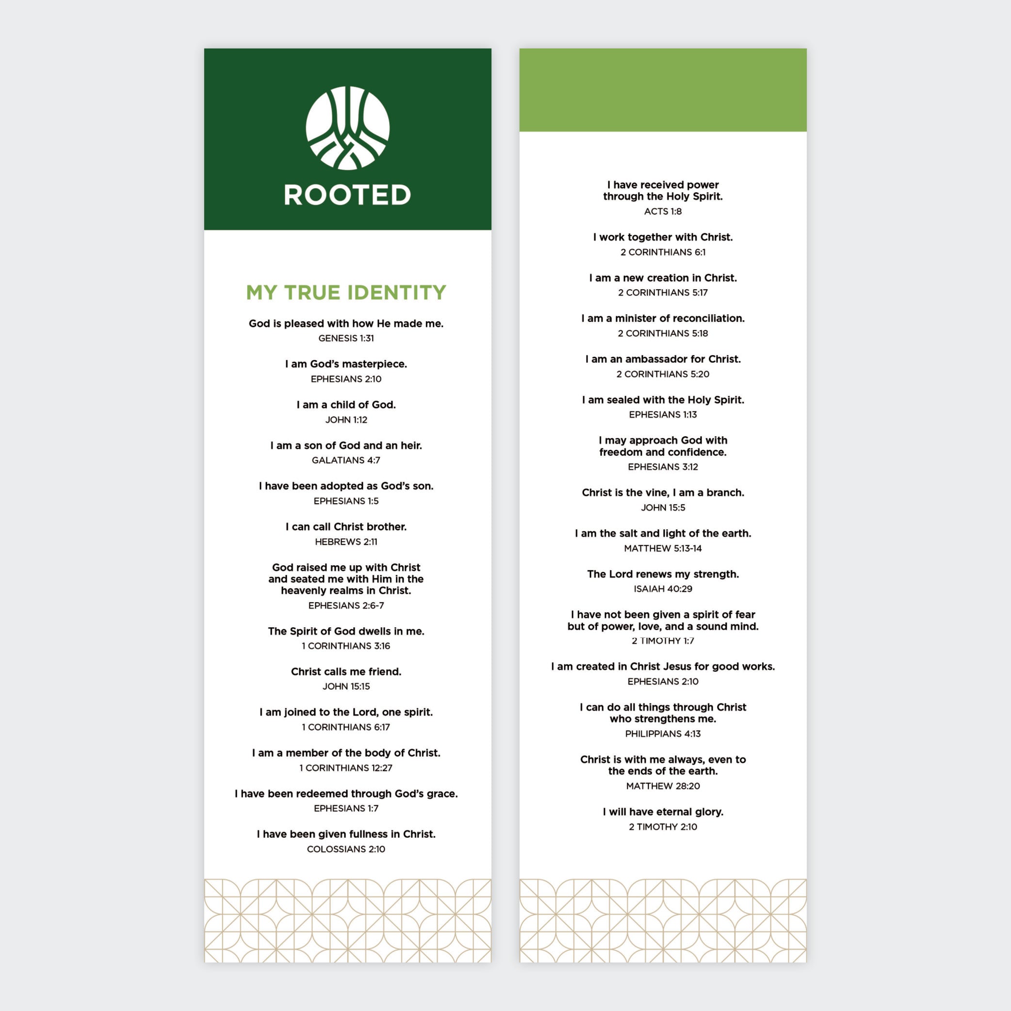 Rooted Identity Bookmarks