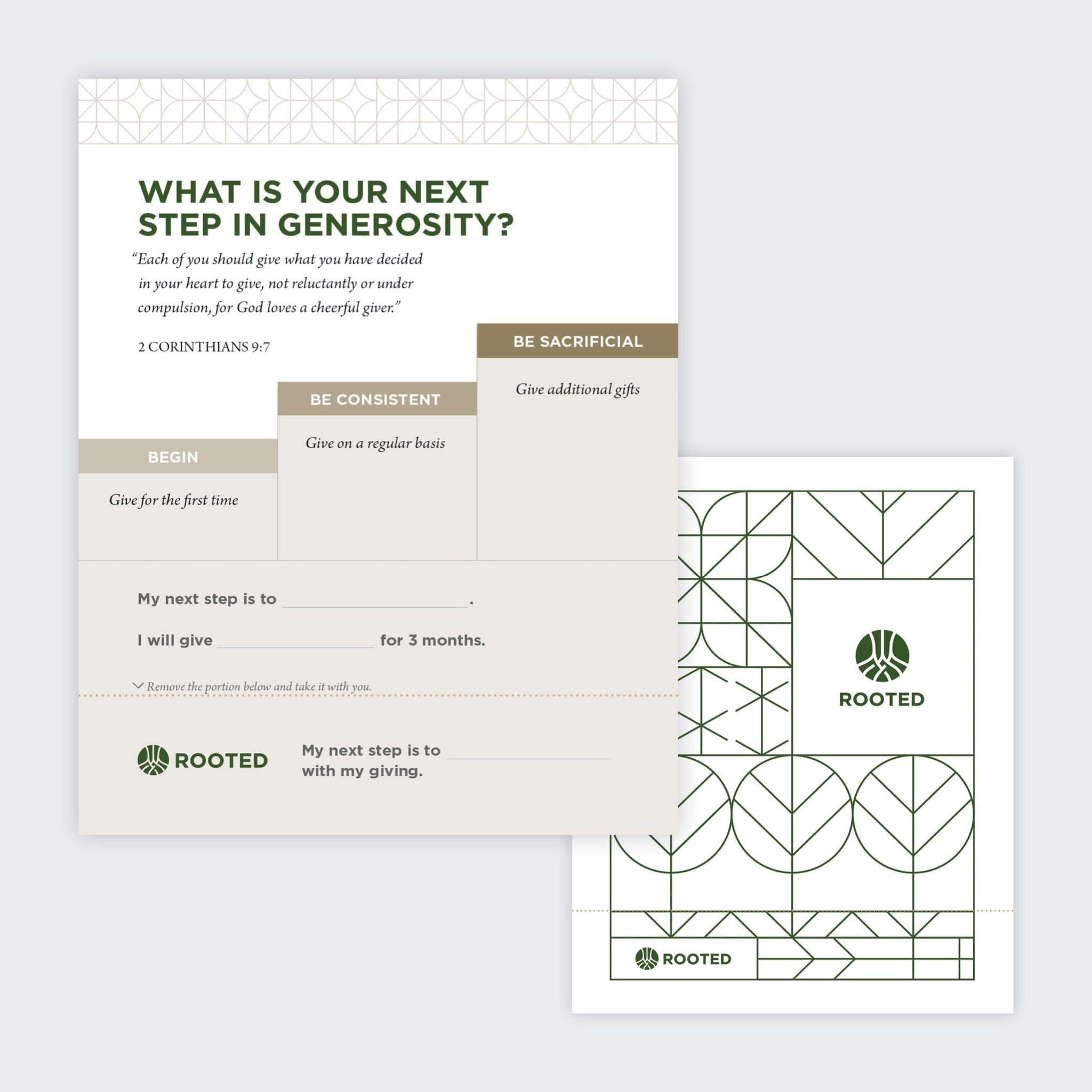 Generosity Card Rooted Generosity Cards