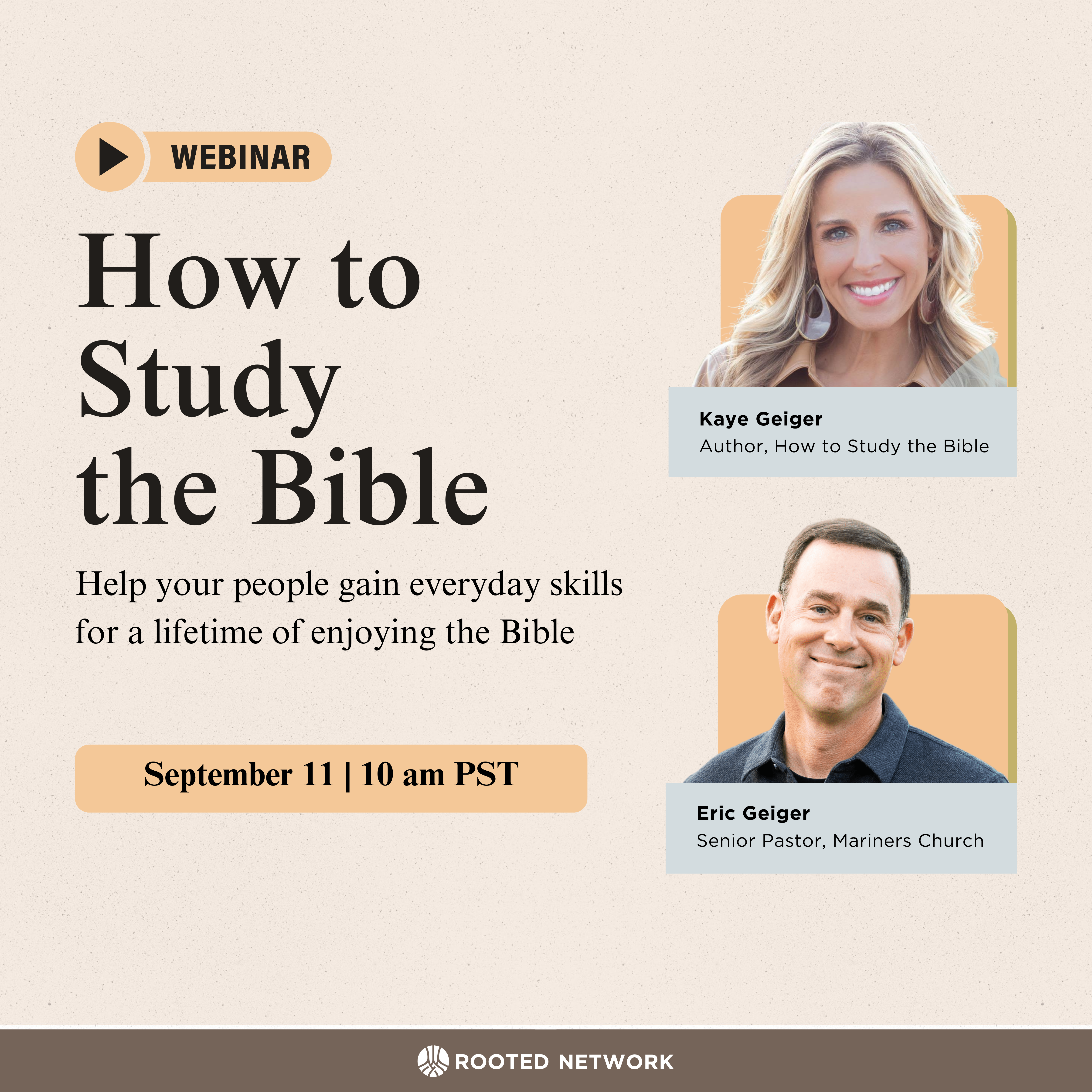 How to Study the Bible Webinar | Sept 11 